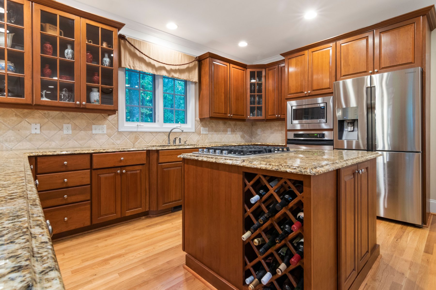 Cabinet repair and refinishing work